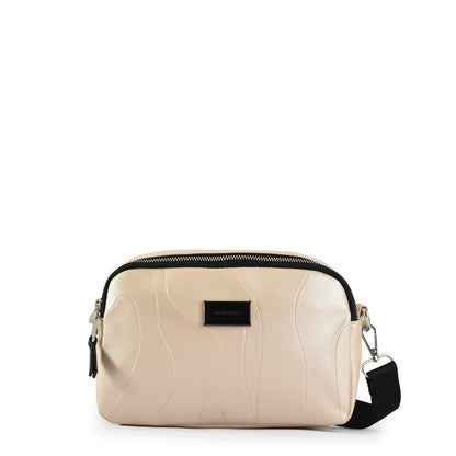 Small beige benoit crossbody wallet