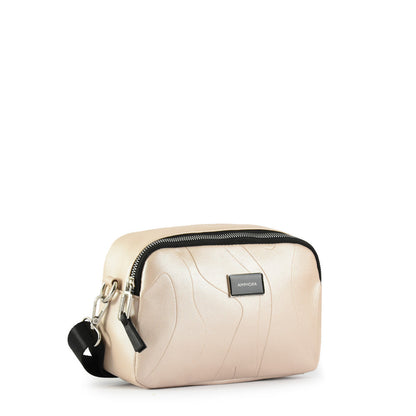 Small beige benoit crossbody wallet