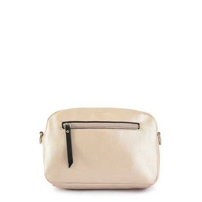 Small beige benoit crossbody wallet