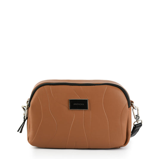 Small coffee Benoit crossbody wallet