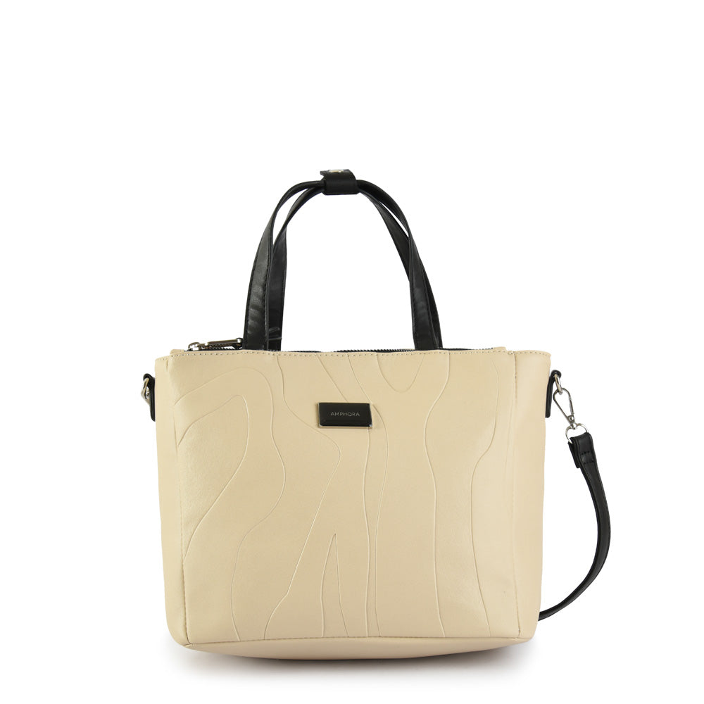 Wallet Two Handles Three medium divisions benoit beige