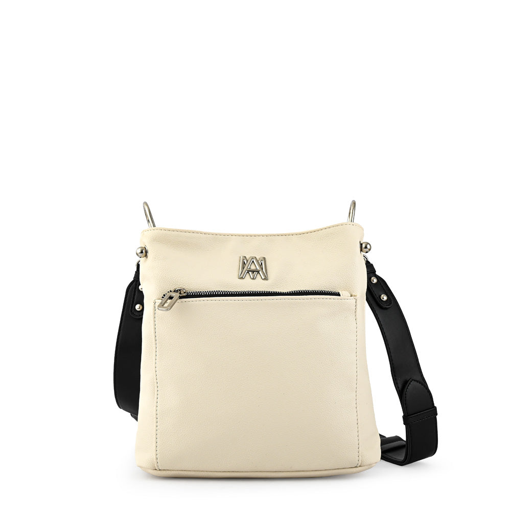 Medium ecru white Teodora shoulder bag