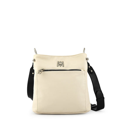 Medium ecru white Teodora shoulder bag