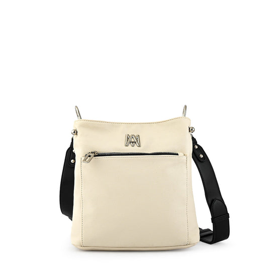 Medium ecru white Teodora shoulder bag