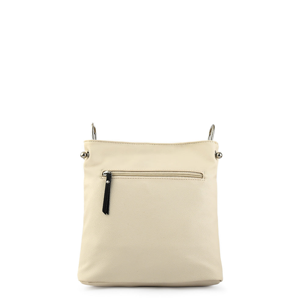 Medium ecru white Teodora shoulder bag