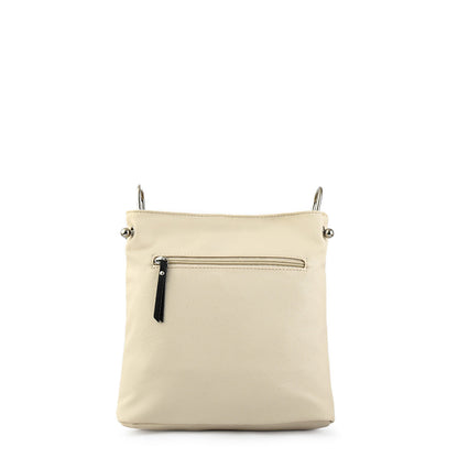 Medium ecru white Teodora shoulder bag