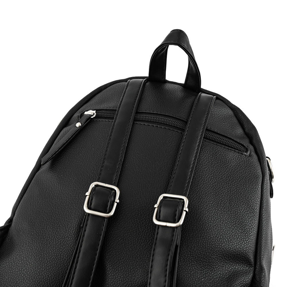 Teodora Medium Black Backpack