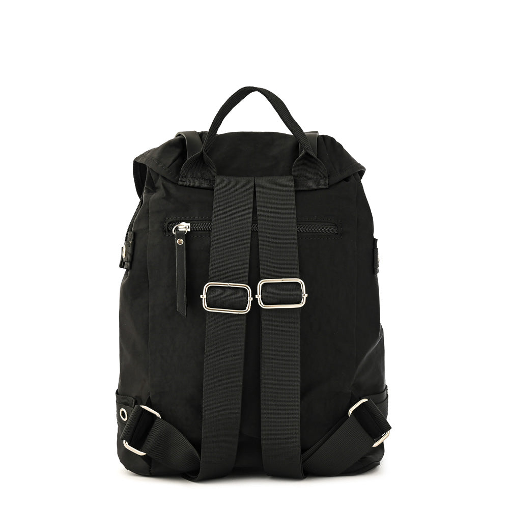 Backpack With Large Cover Clarisa Black