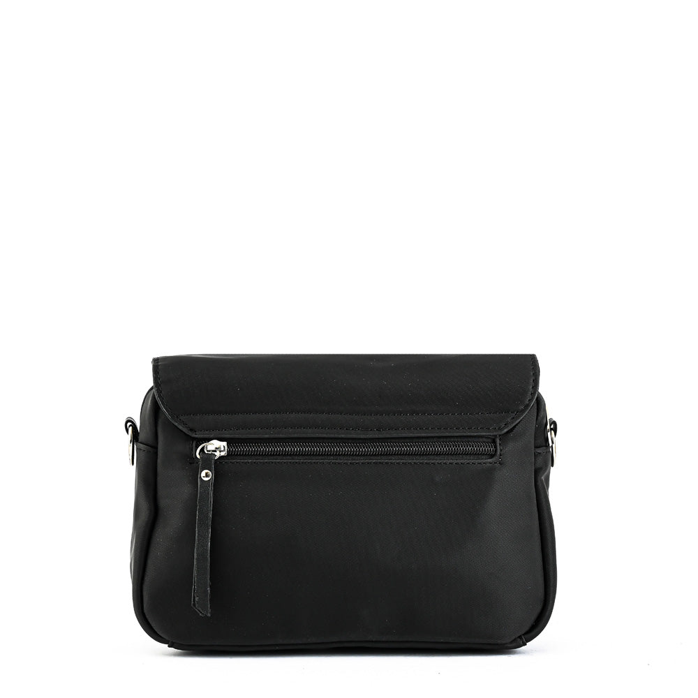 Black Dakota Medium Crossbody Wallet