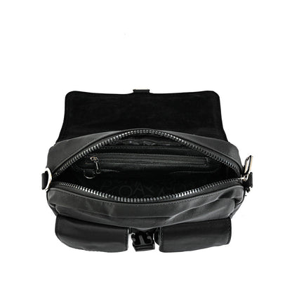 Black Dakota Medium Crossbody Wallet