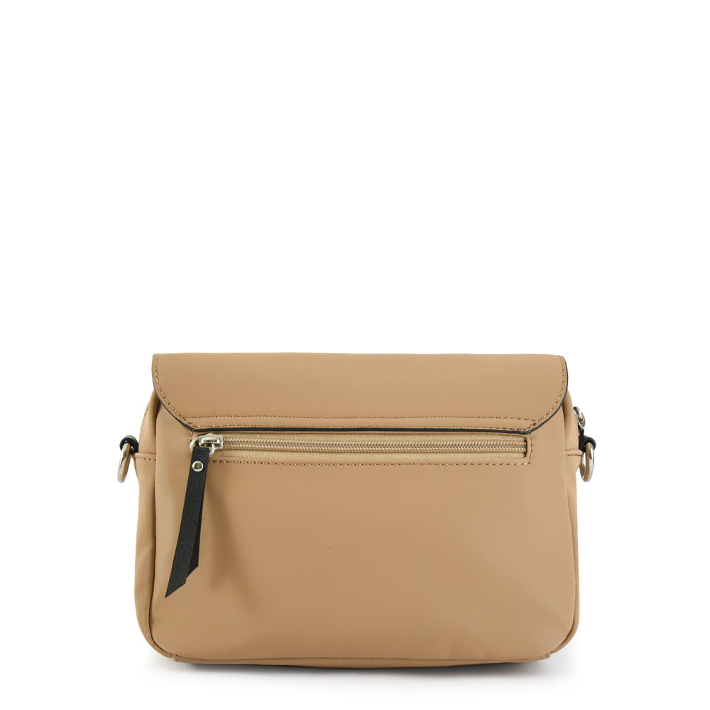 Dark Beige Dakota Medium Crossbody Wallet