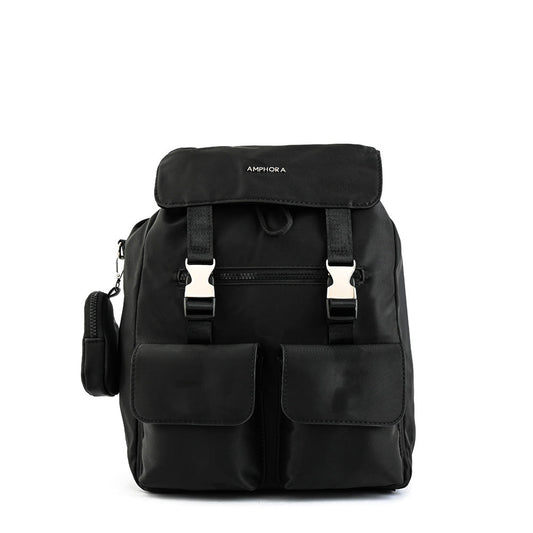 Backpack With Large Cover Dakota Black