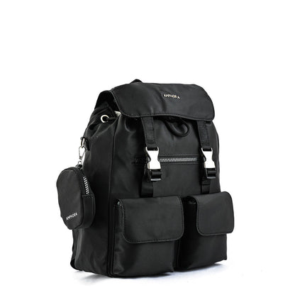 Backpack With Large Cover Dakota Black