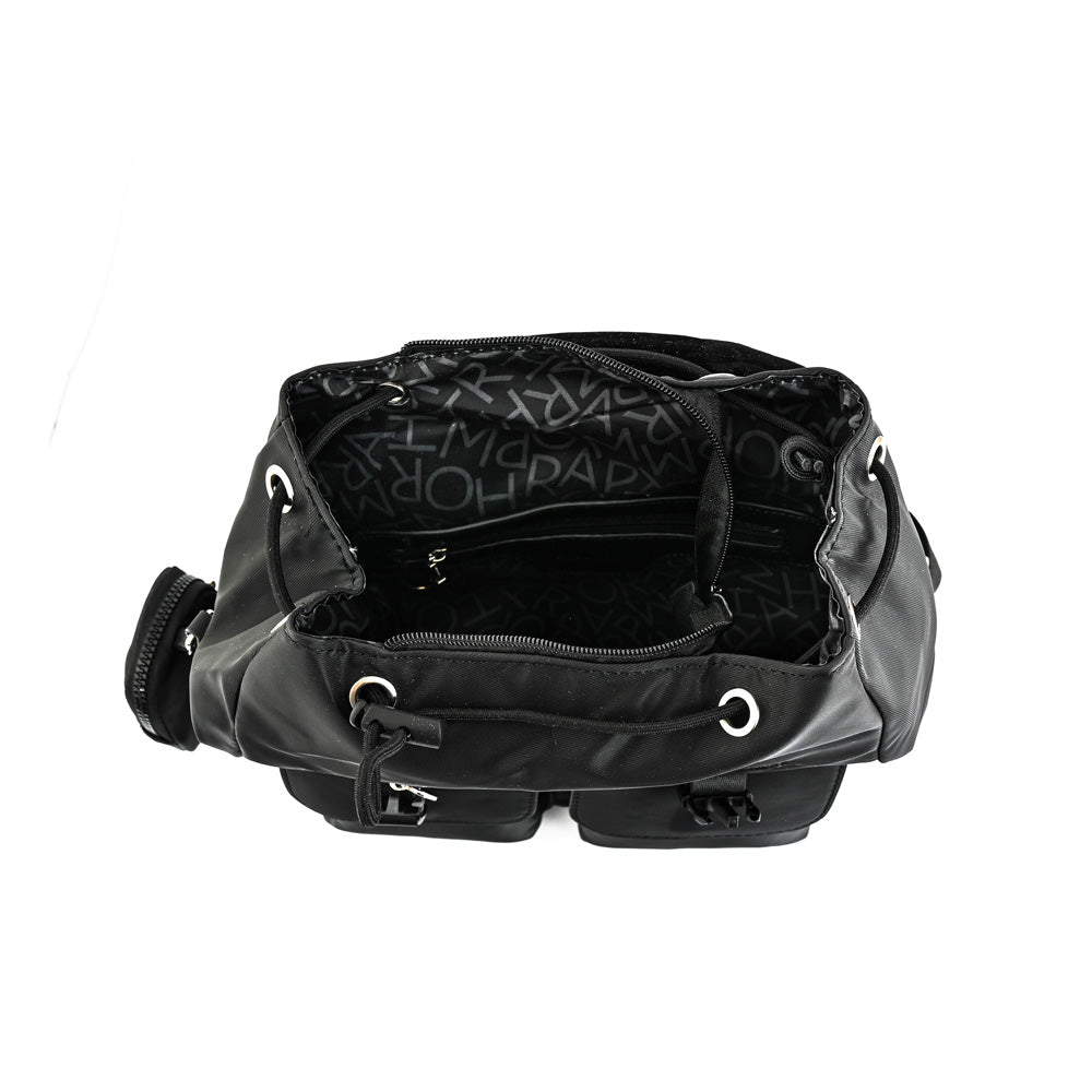 Backpack With Large Cover Dakota Black