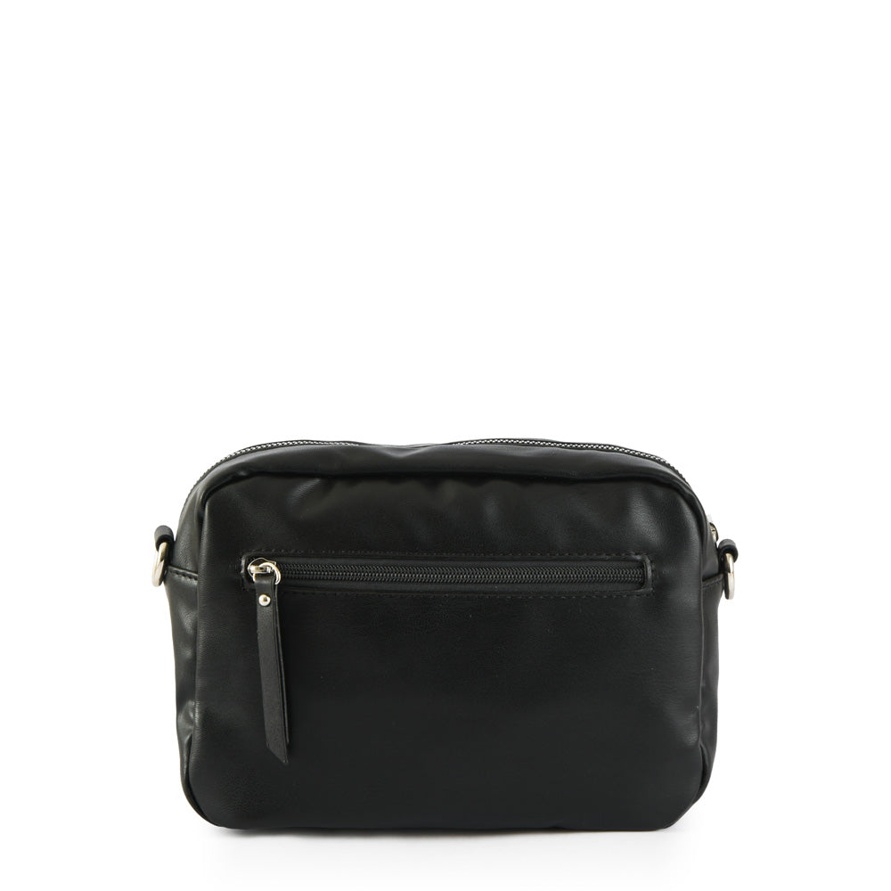 Small black Kara crossbody wallet