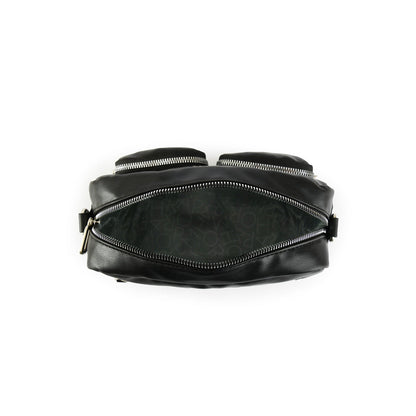 Small black Kara crossbody wallet