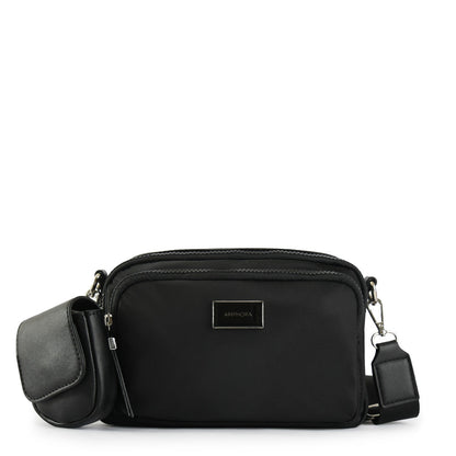 Galilea small black shoulder bag