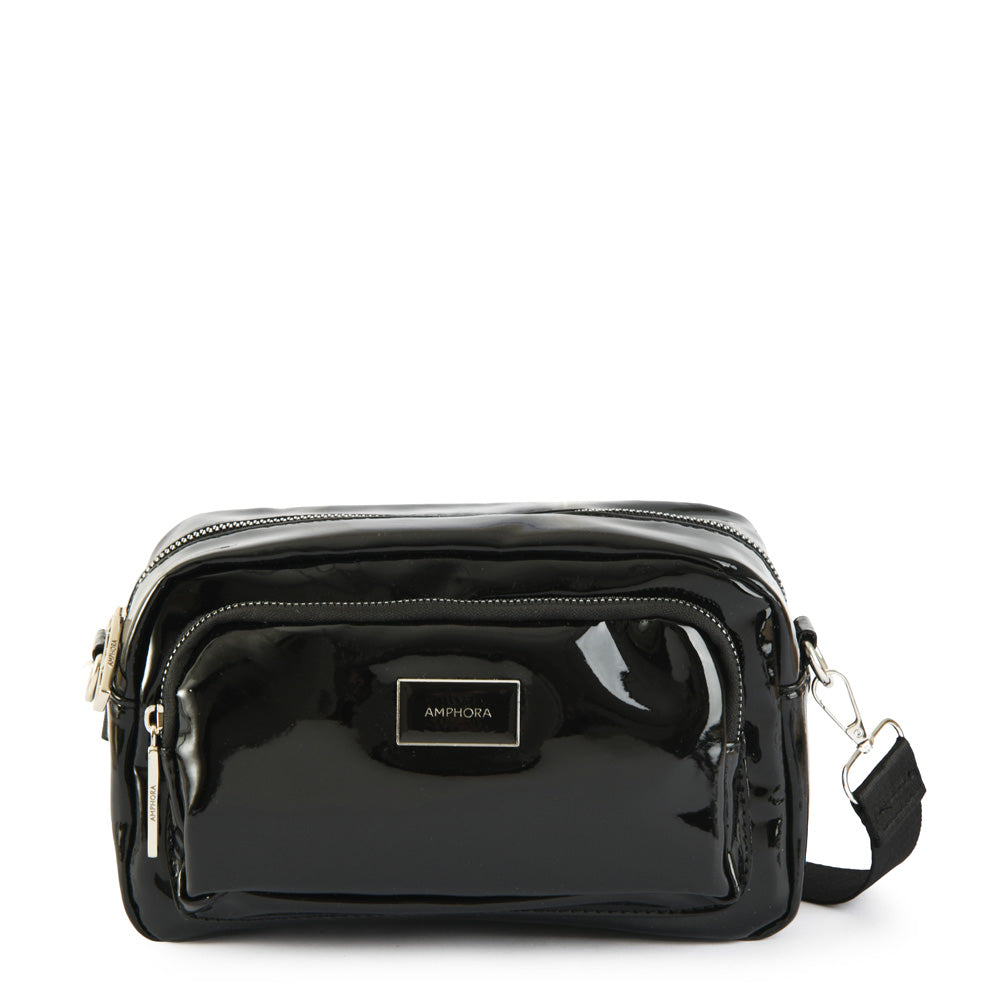 Medium black chantal shoulder bag