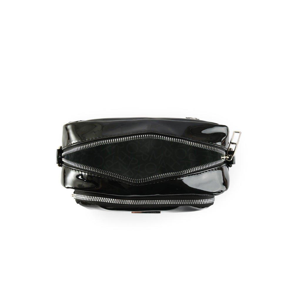 Medium black chantal shoulder bag