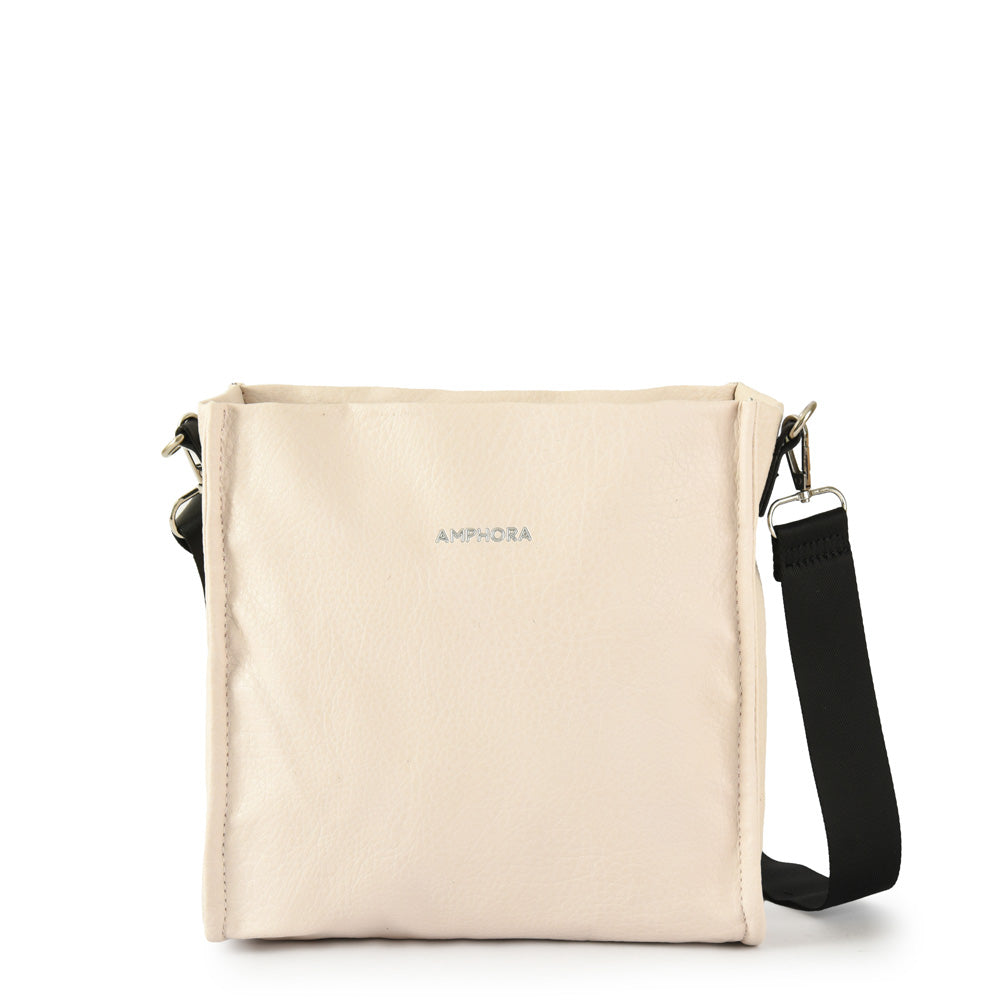 Medium zèbre off-white shoulder bag