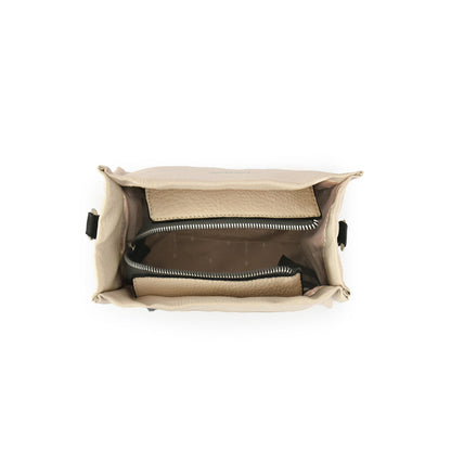 Medium zèbre off-white shoulder bag
