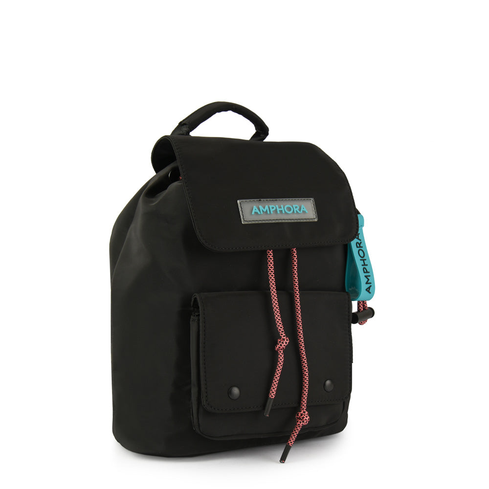 Black Trinity Medium Lid Backpack