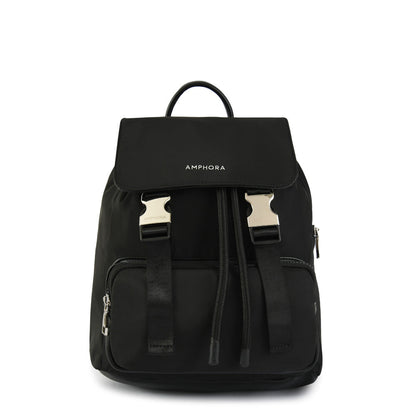 Skadi Black Medium Lid Backpack