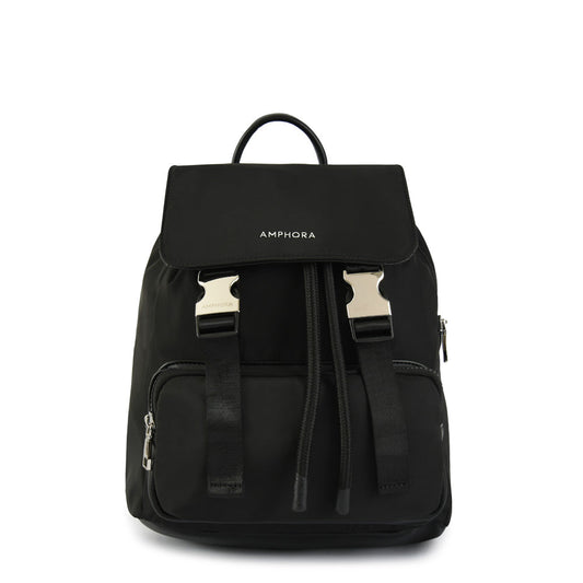Skadi Black Medium Lid Backpack