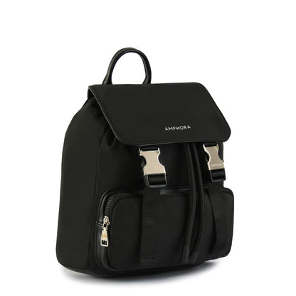 Skadi Black Medium Lid Backpack