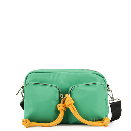 Soleil Green Medium Crossbody Wallet