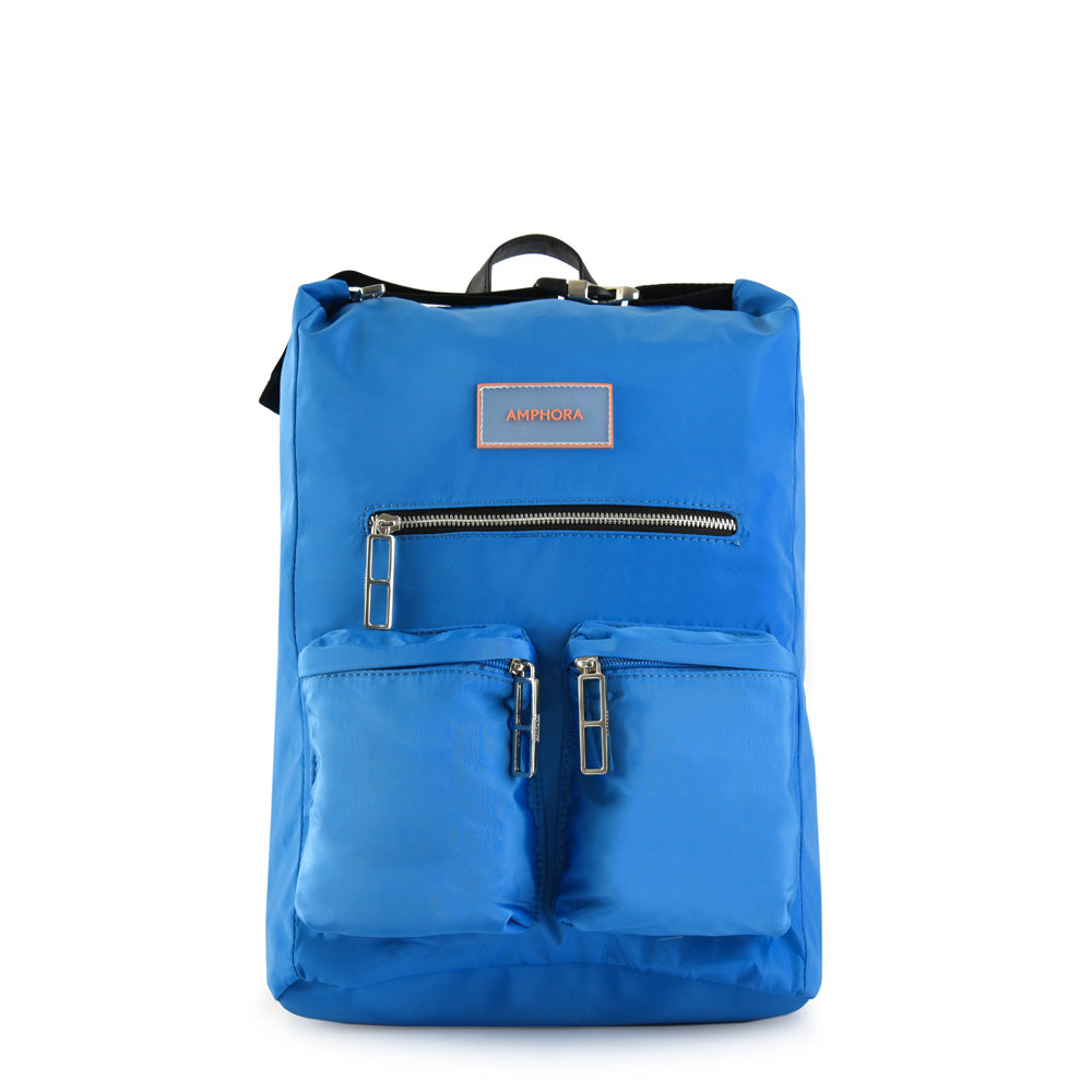 Blue dollie large notebook backpack