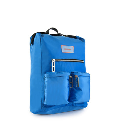 Blue dollie large notebook backpack