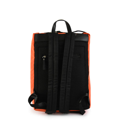 Orange dollie large notebook backpack