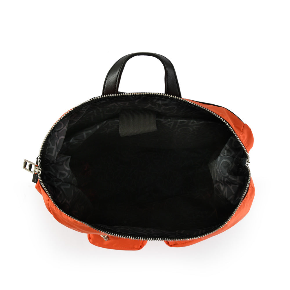 Orange dollie large notebook backpack