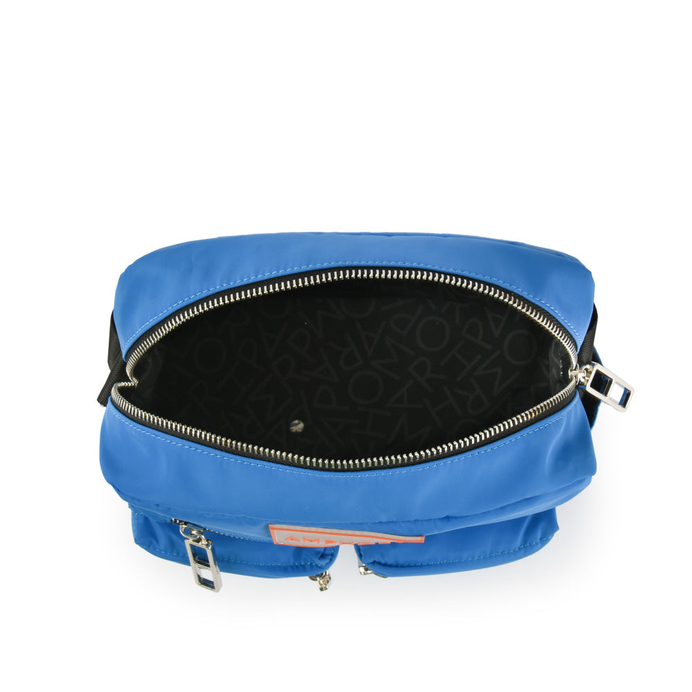 Dollie Blue Medium Crossbody Wallet