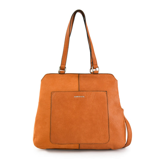 Wallet Two Handles Three divisions Large Calen Camel