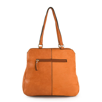 Wallet Two Handles Three divisions Large Calen Camel