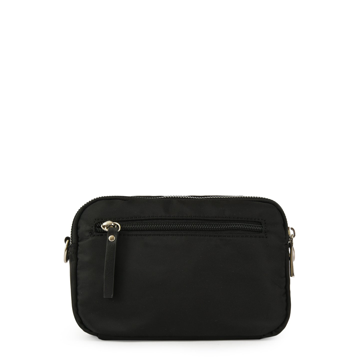 Small black feña crossbody wallet