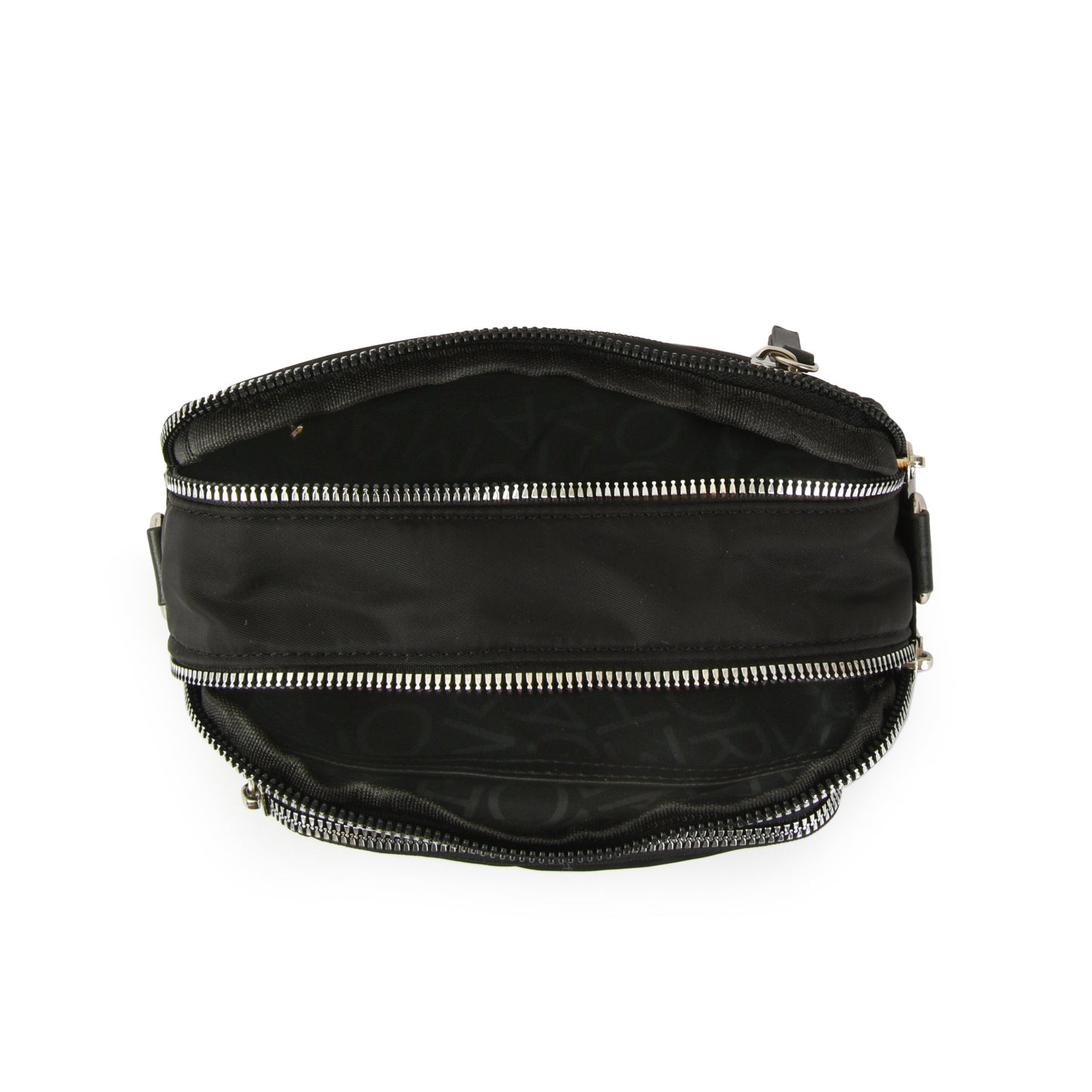 Small black feña crossbody wallet