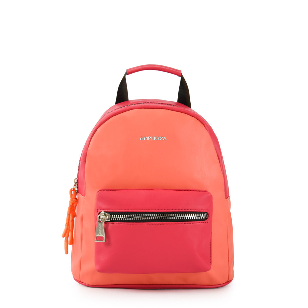 Medium fuchsia aleza backpack