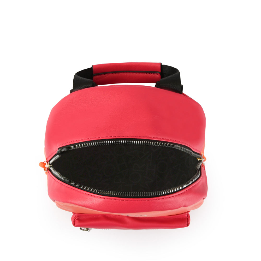 Medium fuchsia aleza backpack