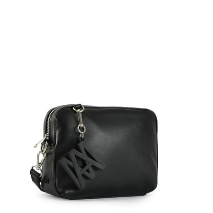 Franu Small Crossbody Wallet Black