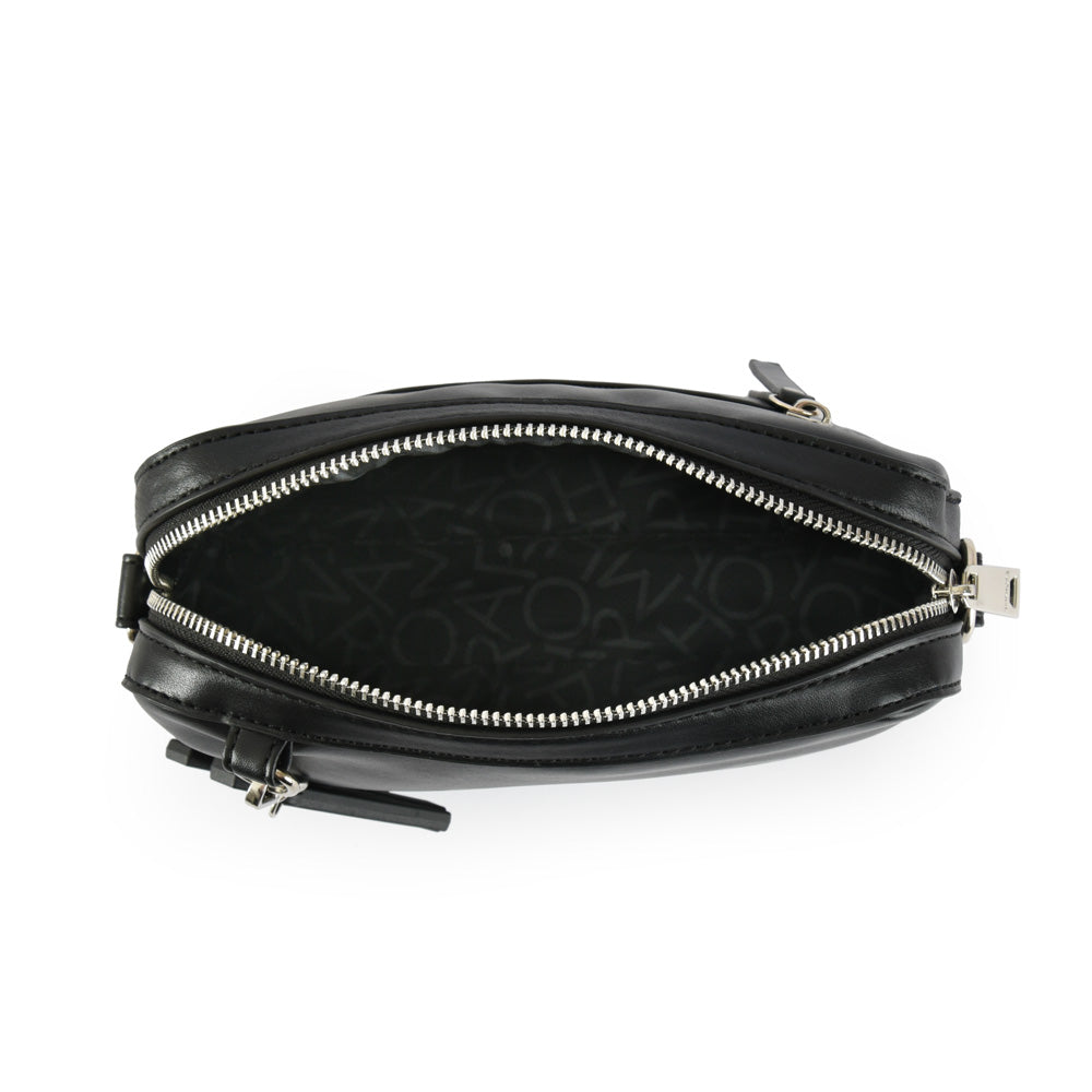 Franu Small Crossbody Wallet Black