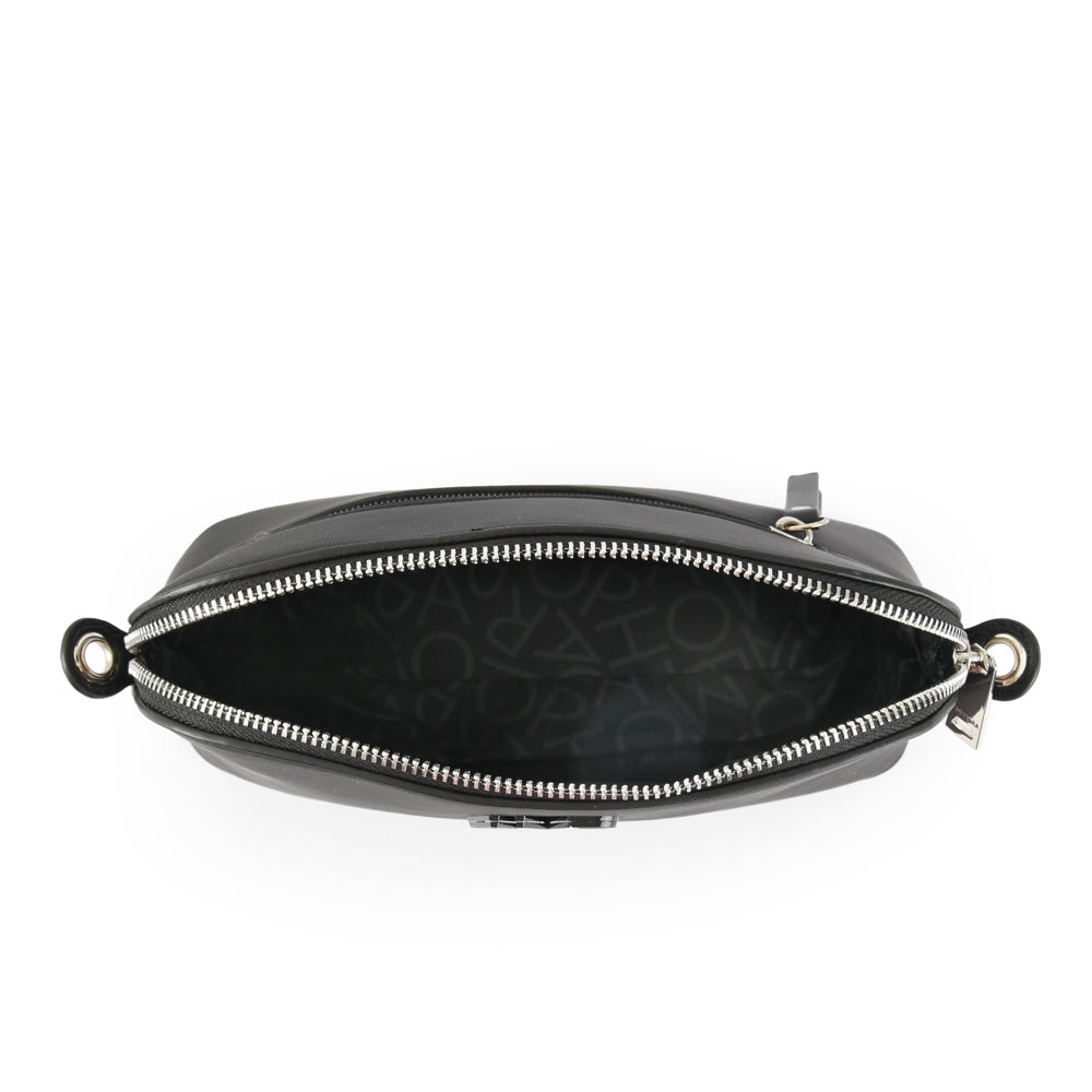 Jimena Small Black Crossbody Wallet