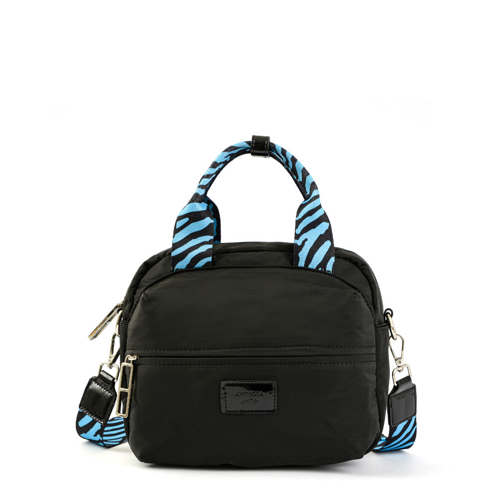 Mannu medium black crossbody bag