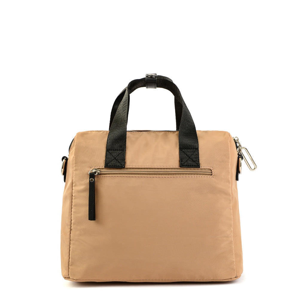 Medium Dark Beige Gianna Two Handle Wallet