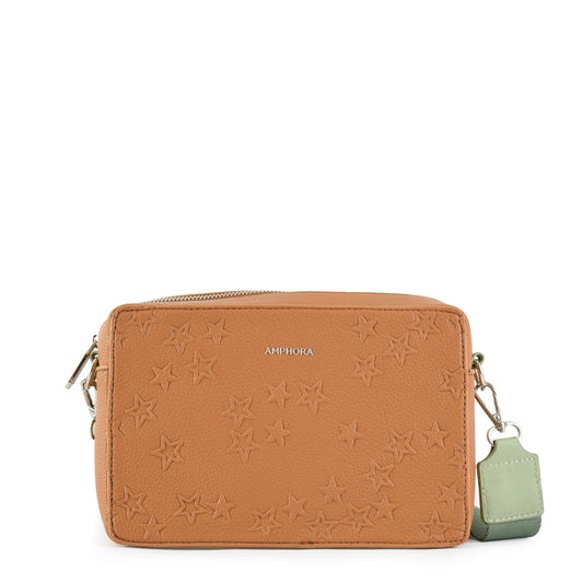 Valera Camel Small Crossbody Wallet