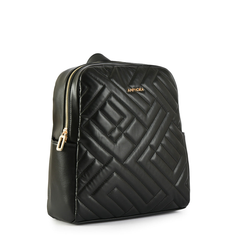 Brunet Black Medium Backpack