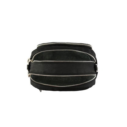 Small black moulin crossbody wallet