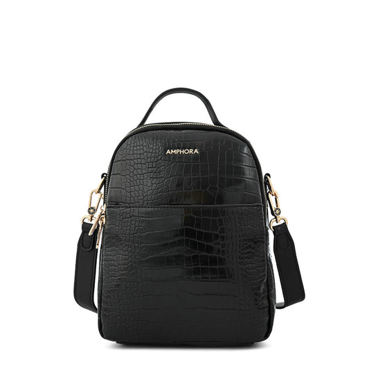 Mile Medium Black Backpack